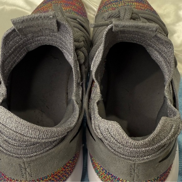 Nike Zoom KD 10 Multi Color Sneakers Flyknit Gray 897815-900 Basketball Size 13 - Picture 11 of 15